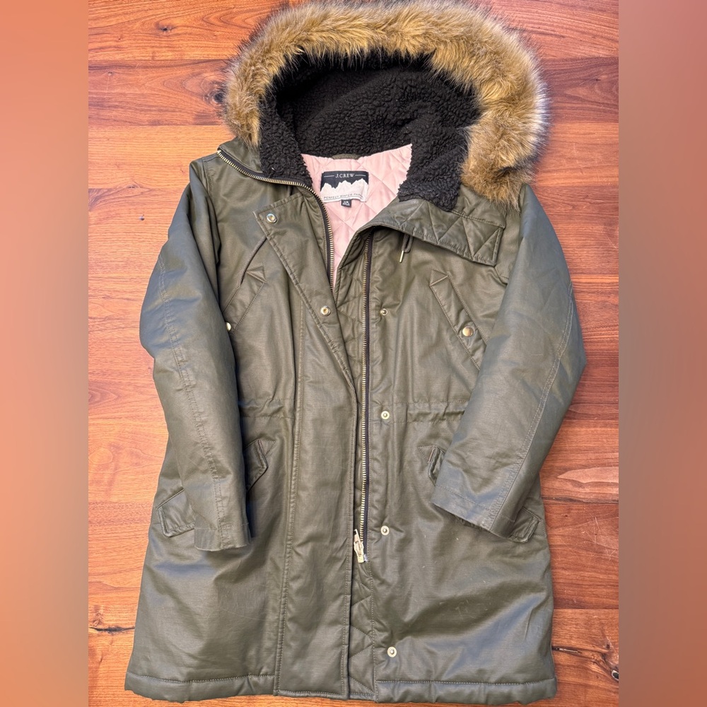 J Crew Perfect Winter Parka